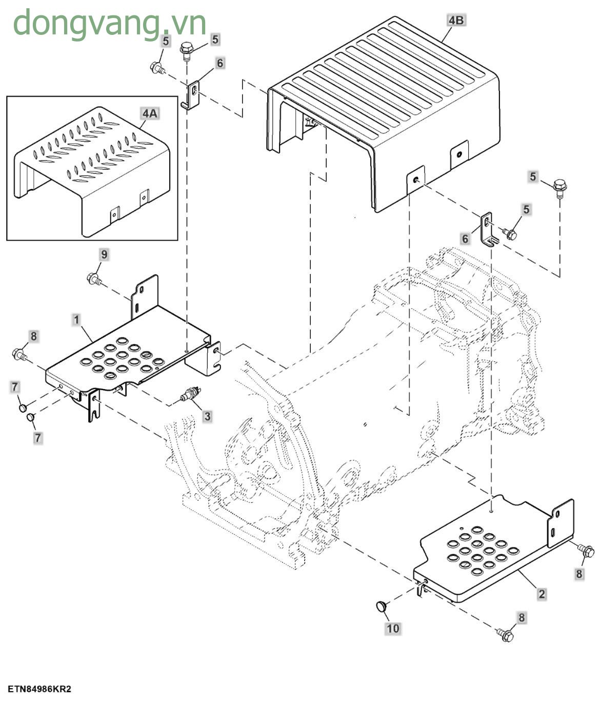 Footrest, Power Steering - ST698923